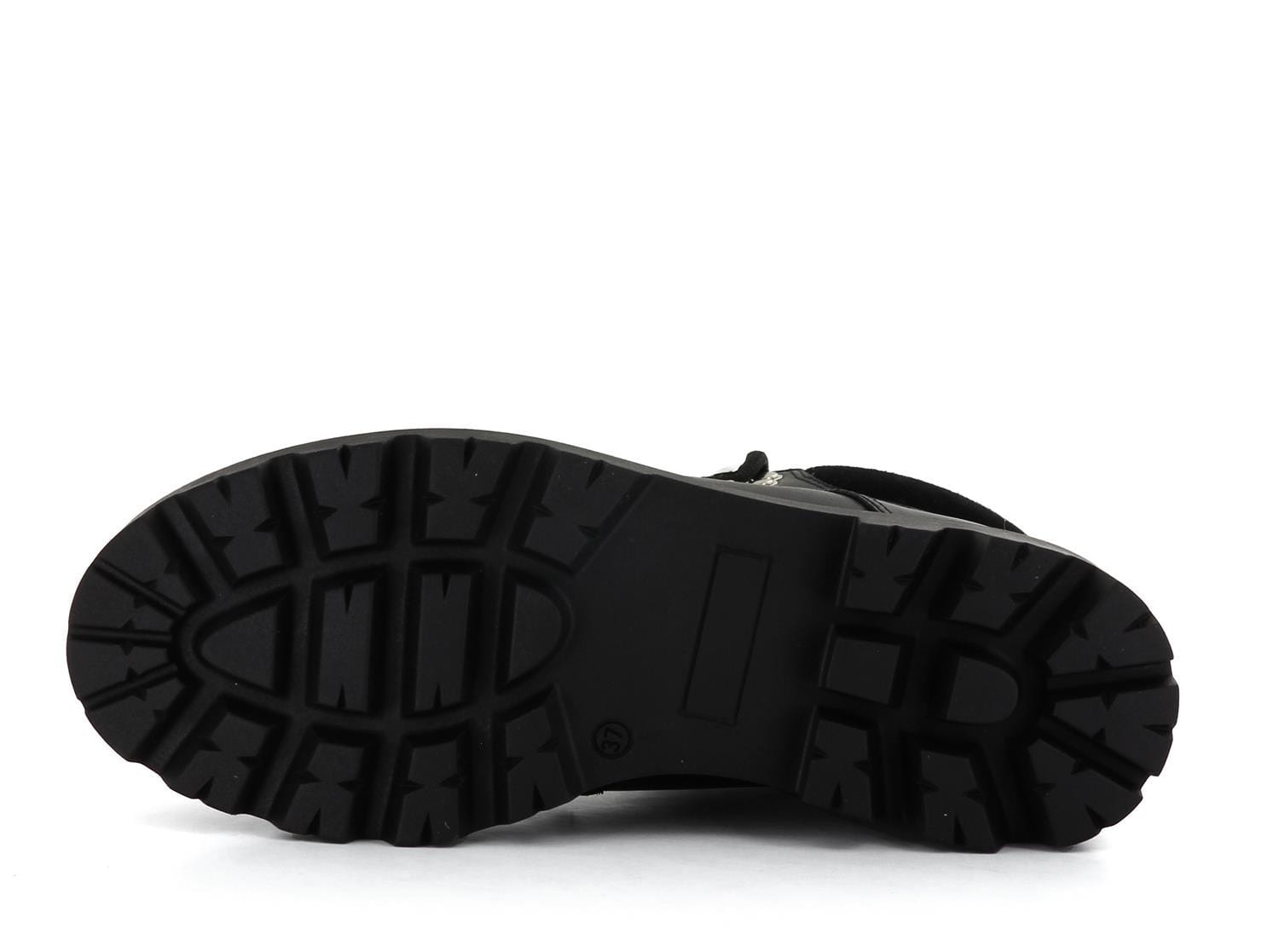 Sapatos Boots Indy boots med fór Sort Sapatos