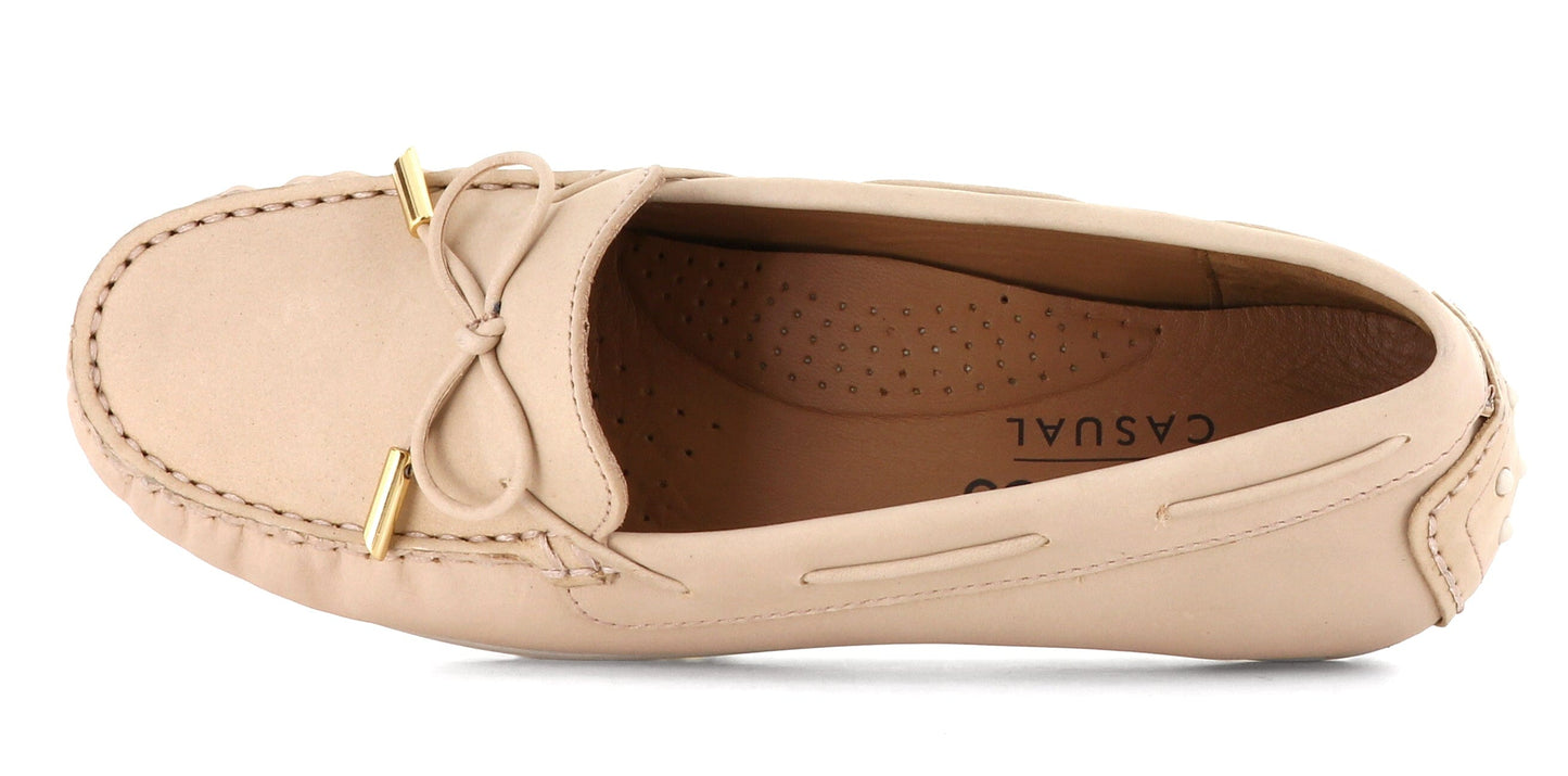 Sapatos Casual Mokkasiner Ally mokkasin Beige Sapatos