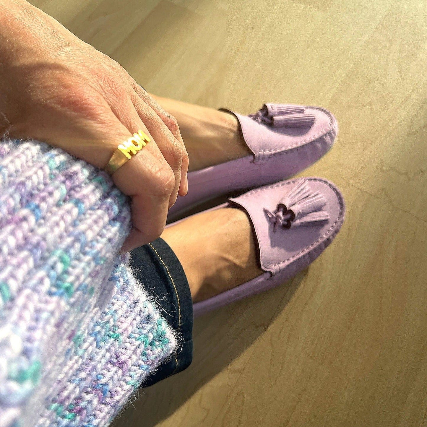 Sapatos Casual Mokkasiner Ally mokkasin Lilla Sapatos