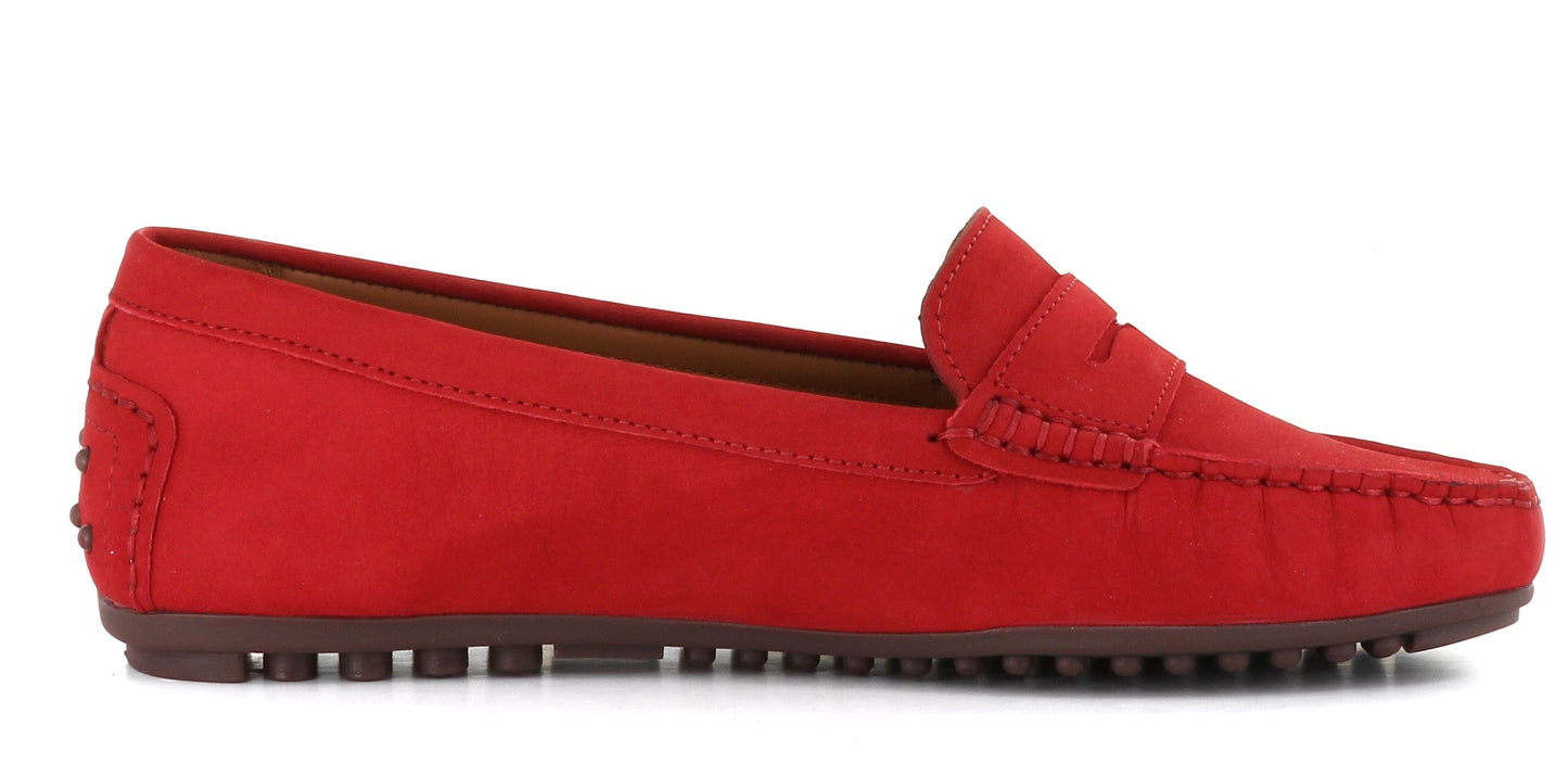 Sapatos Casual Mokkasiner Ally mokkasin Rød Sapatos