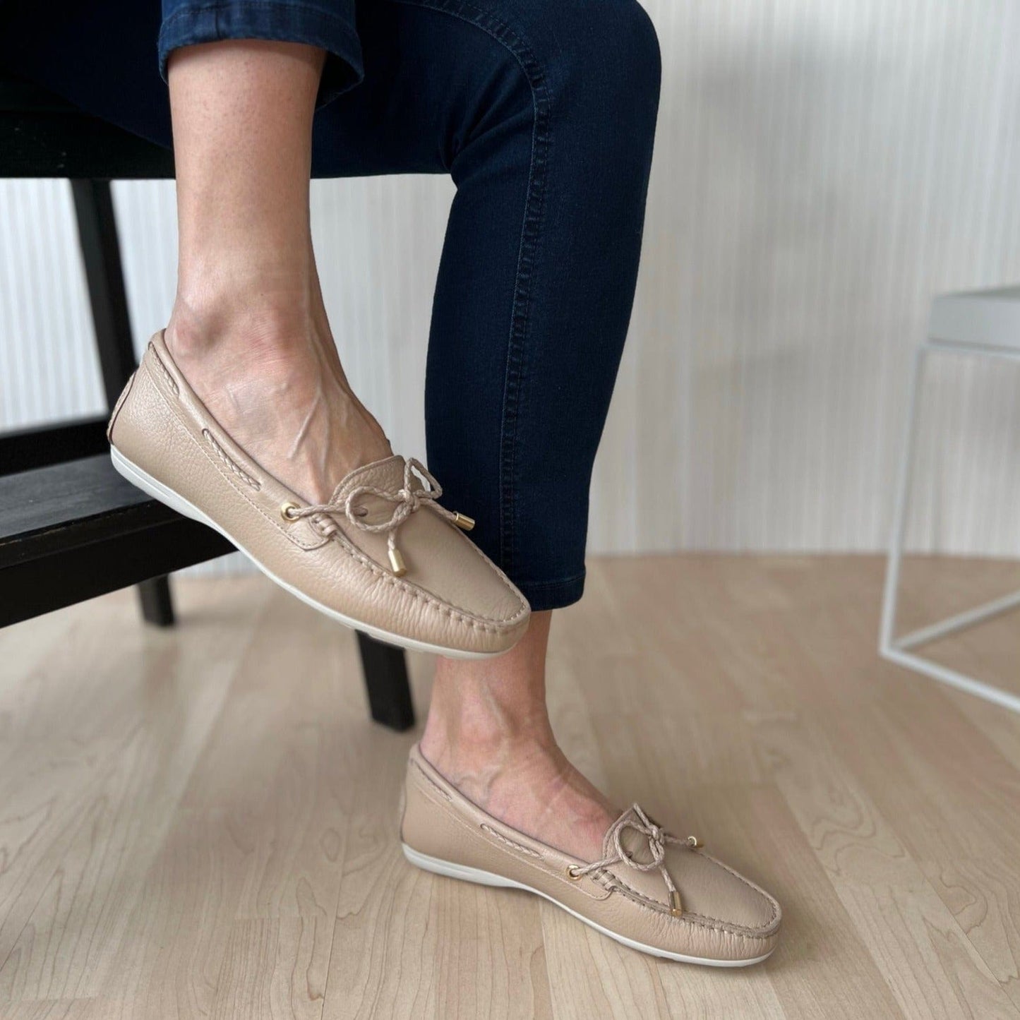 Sapatos Casual Mokkasiner Cannes mokkasin Beige Sapatos