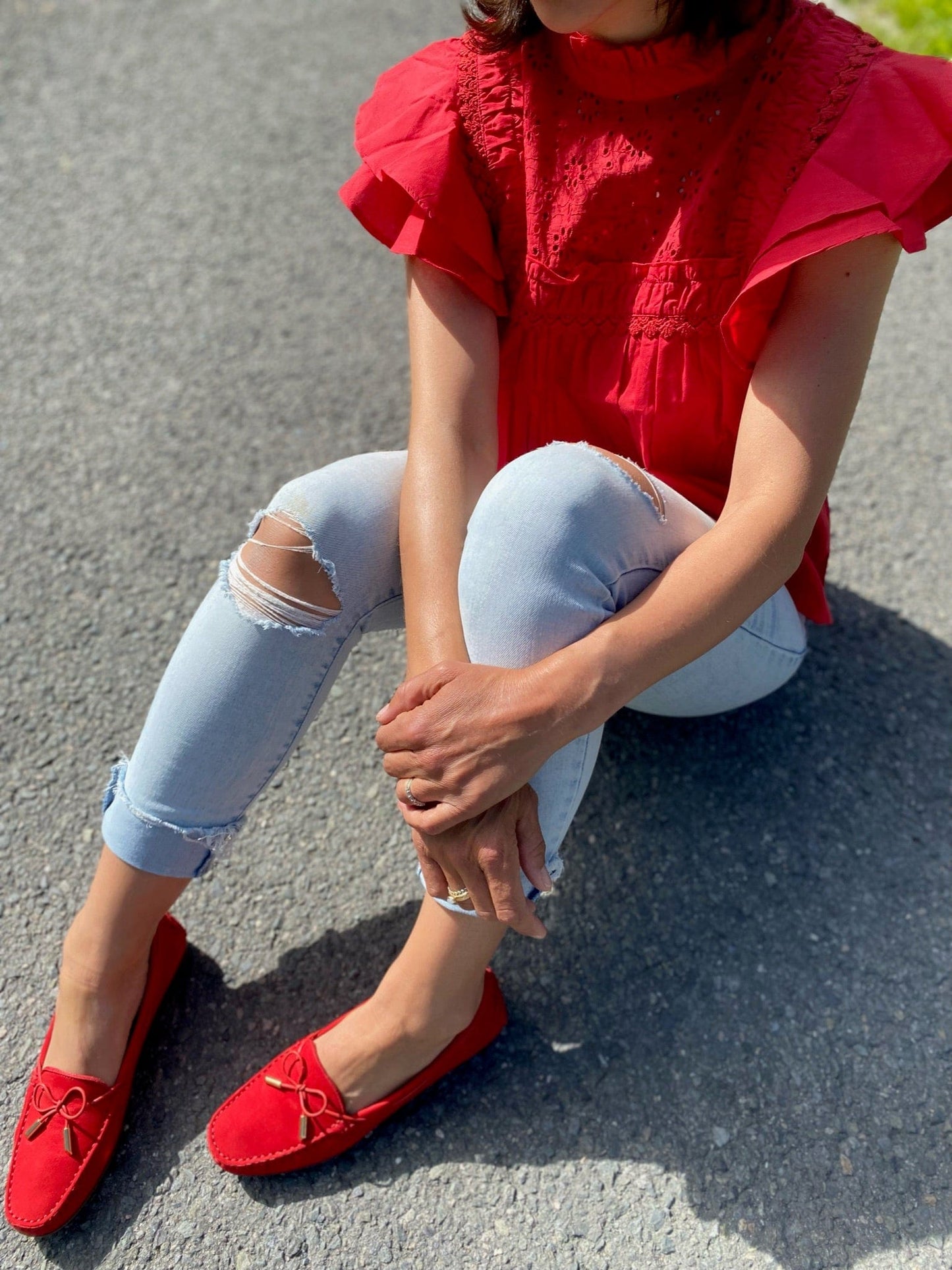 Sapatos Casual Mokkasiner Cannes mokkasin Rød Sapatos