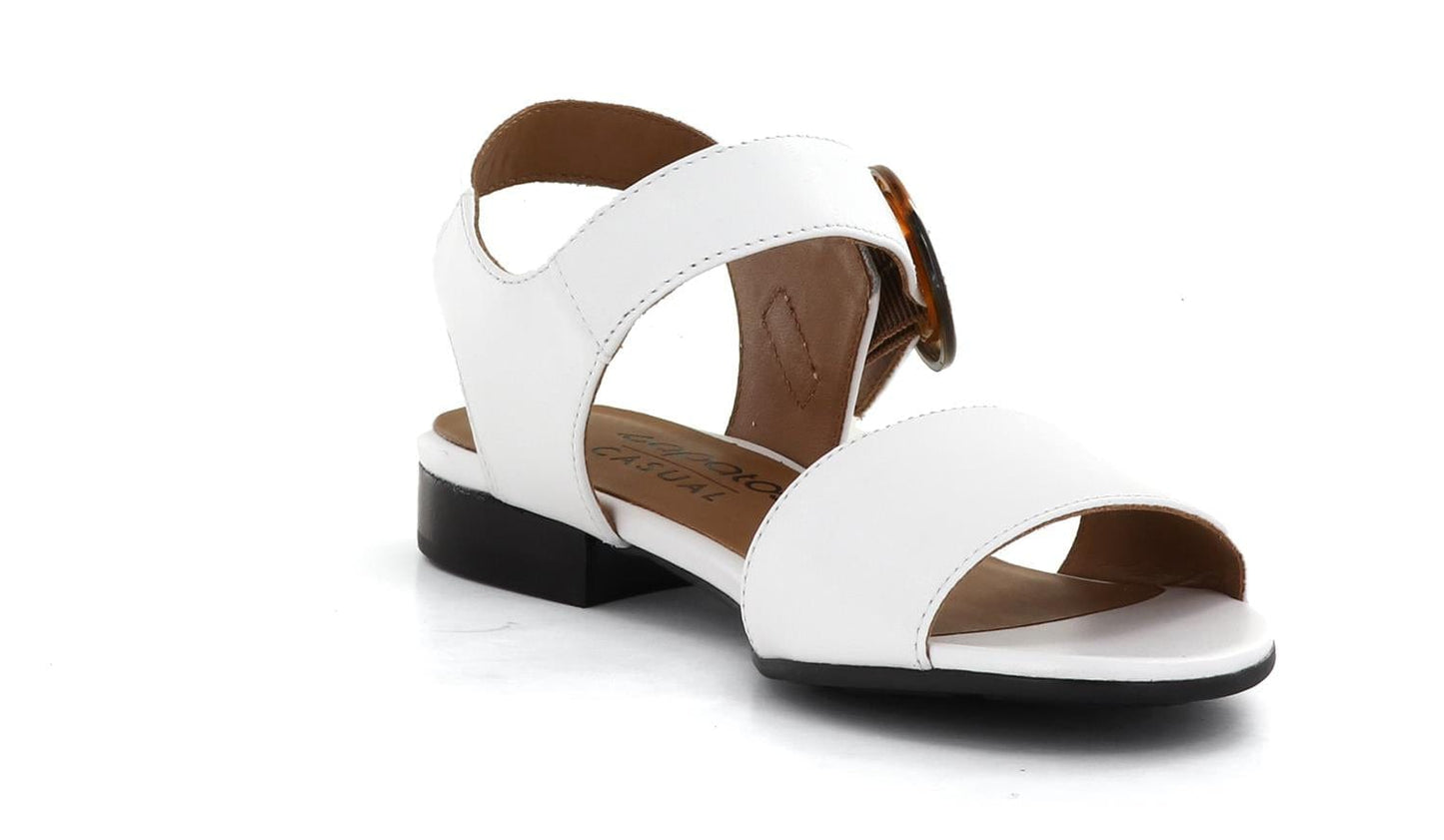 Sapatos Casual Mokkasiner Nema sandal Hvit Sapatos