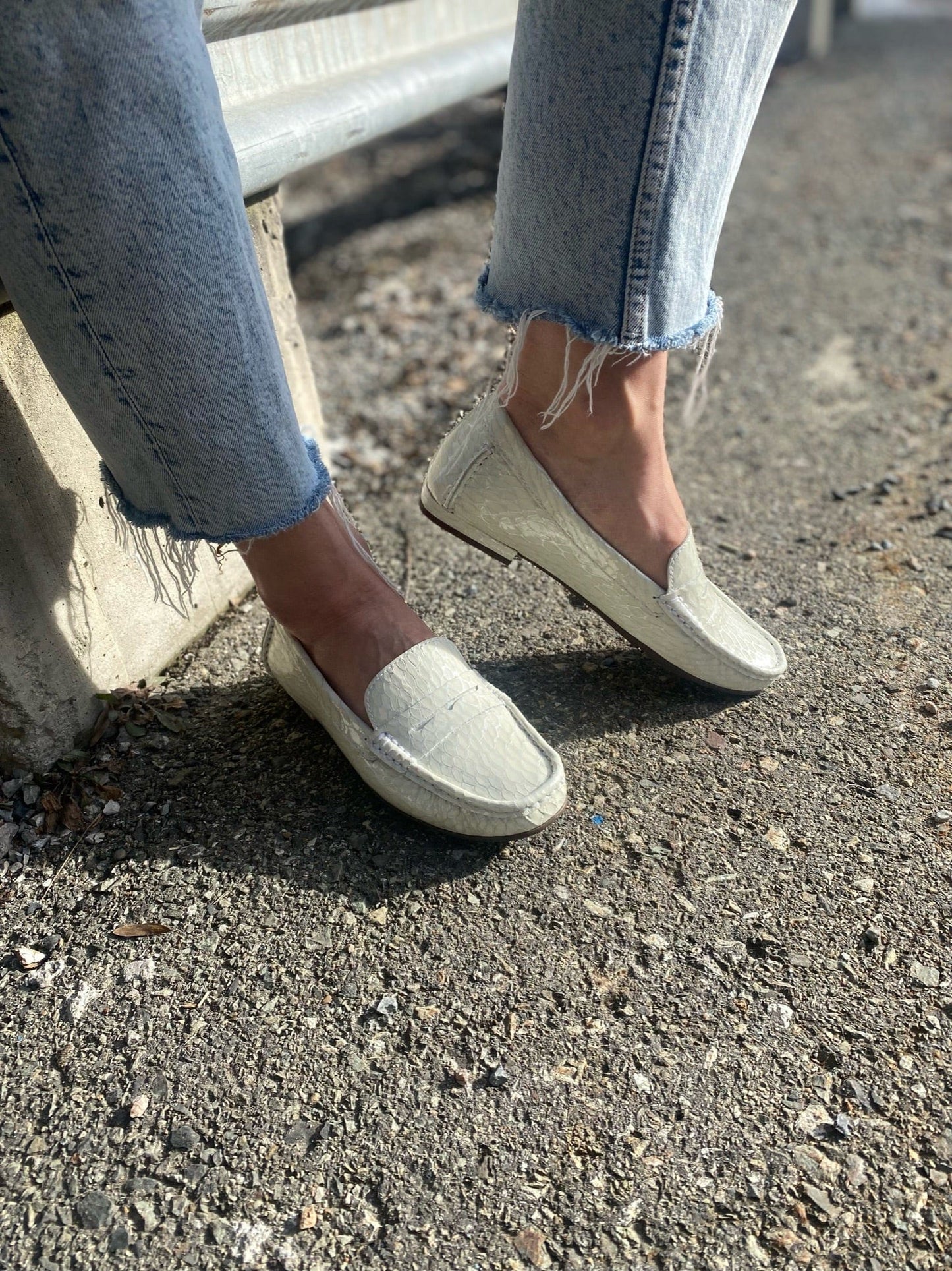 Sapatos Casual Mokkasiner Tropez mokkasin Hvit Sapatos