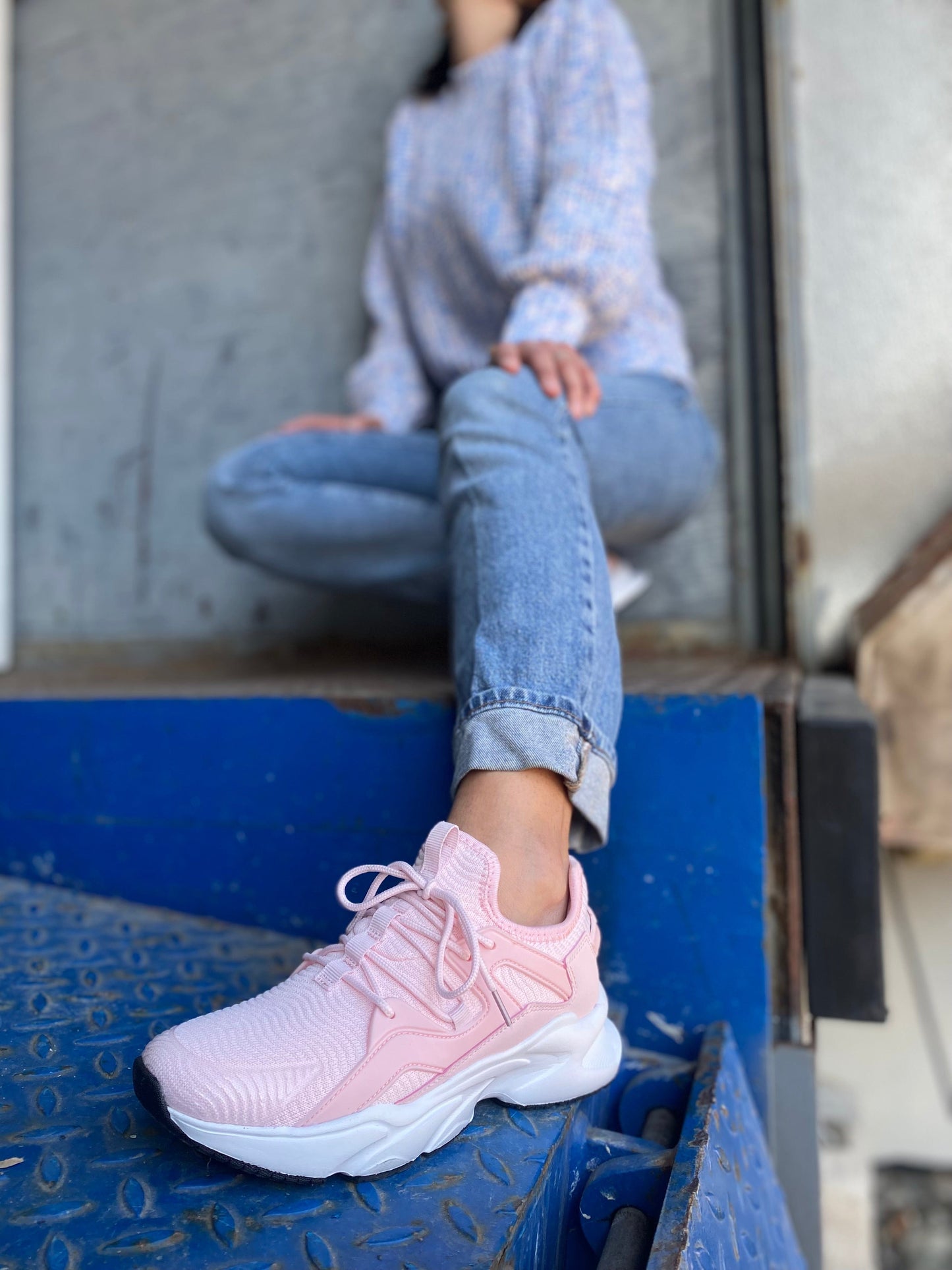 Sapatos Casual Sneakers Bergen sneaker Rosa Sapatos