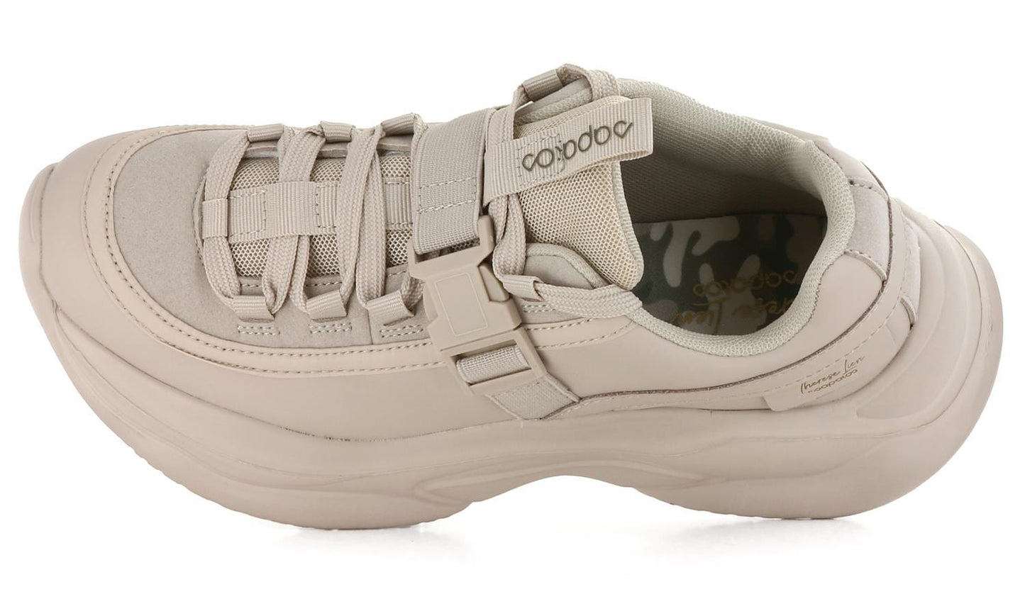 Sapatos Casual Sneakers Eywah sneaker Beige Sapatos