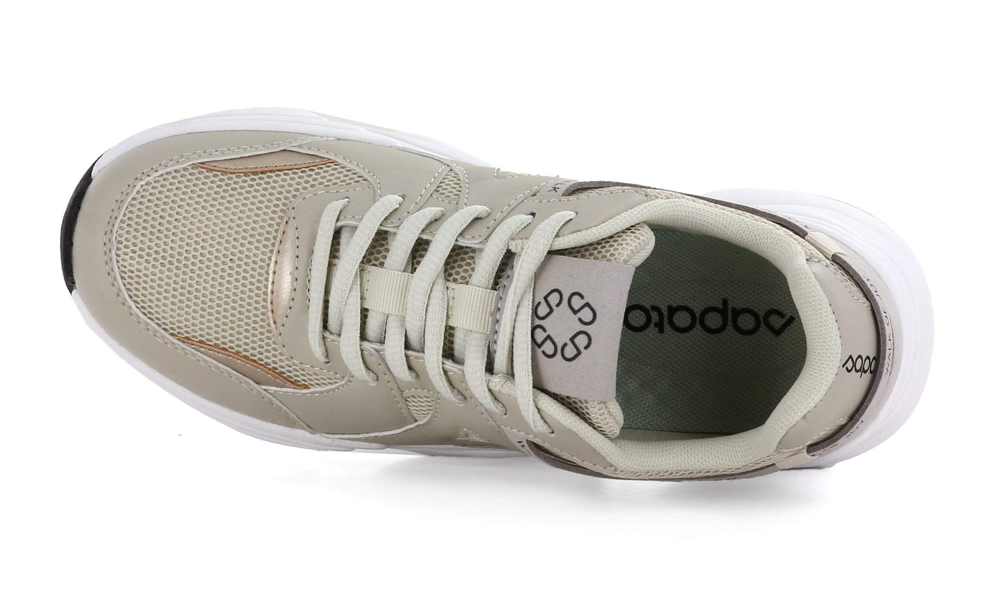 Sapatos Casual Sneakers Jewel sneaker Beige Sapatos