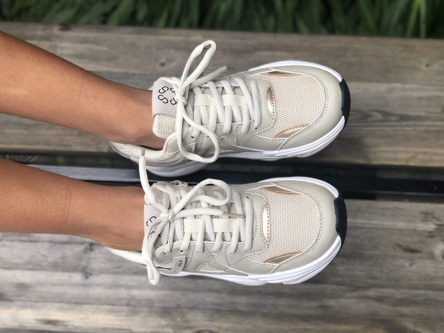 Sapatos Casual Sneakers Jewel sneaker Beige Sapatos