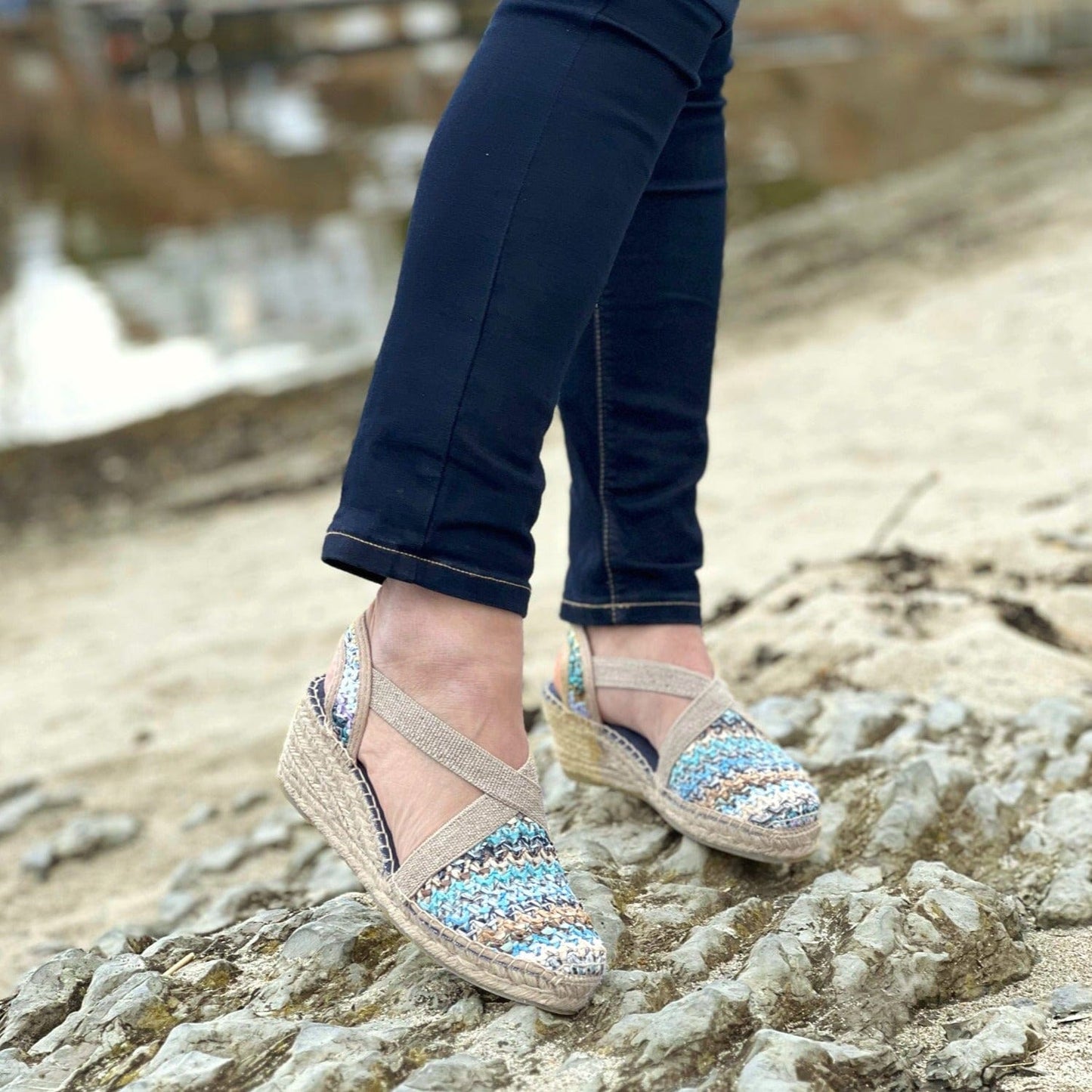 Sapatos Espadrillos Gaia espadrillos Blå