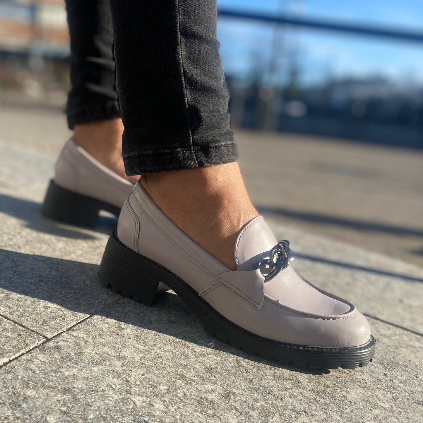 Sapatos Flate sko Melina sko Lilla