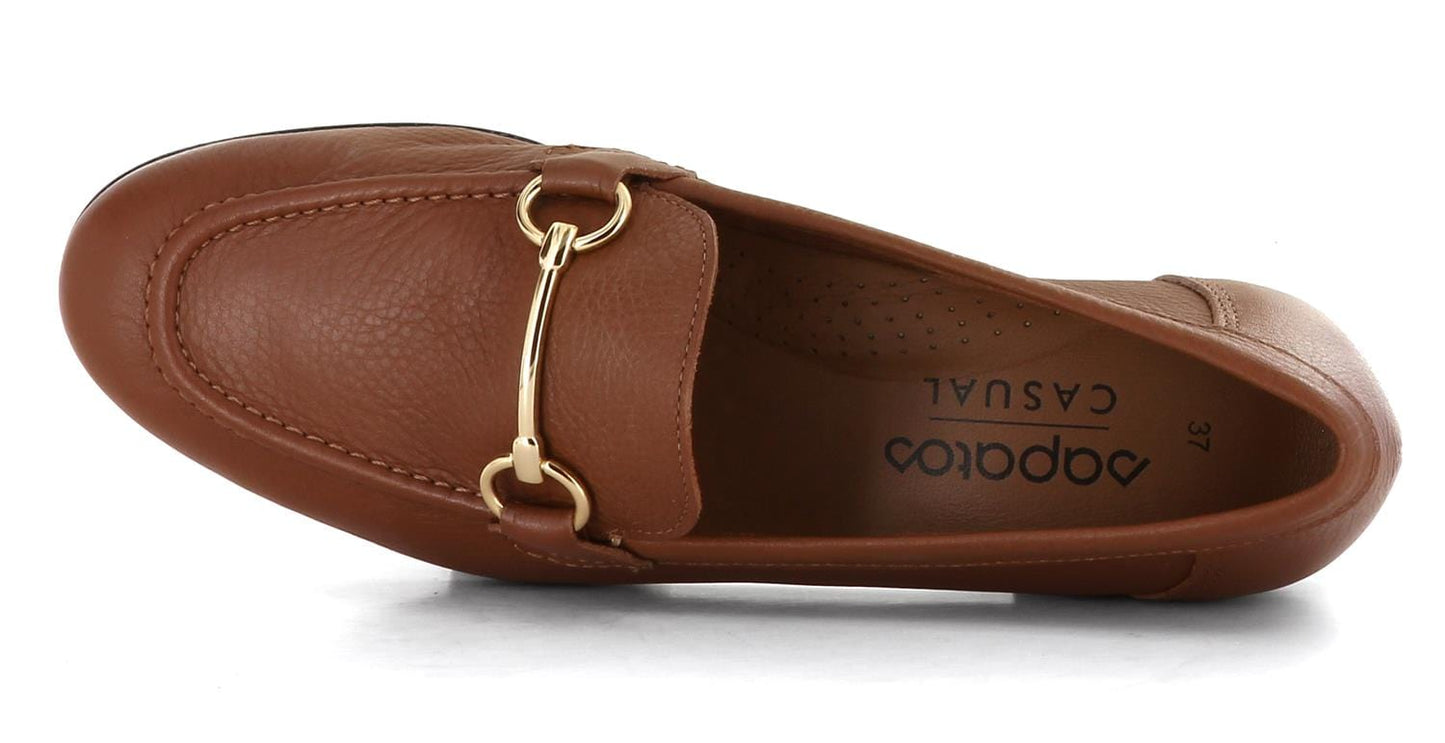 Sapatos Mokkasiner Amber mokkasin Cognac