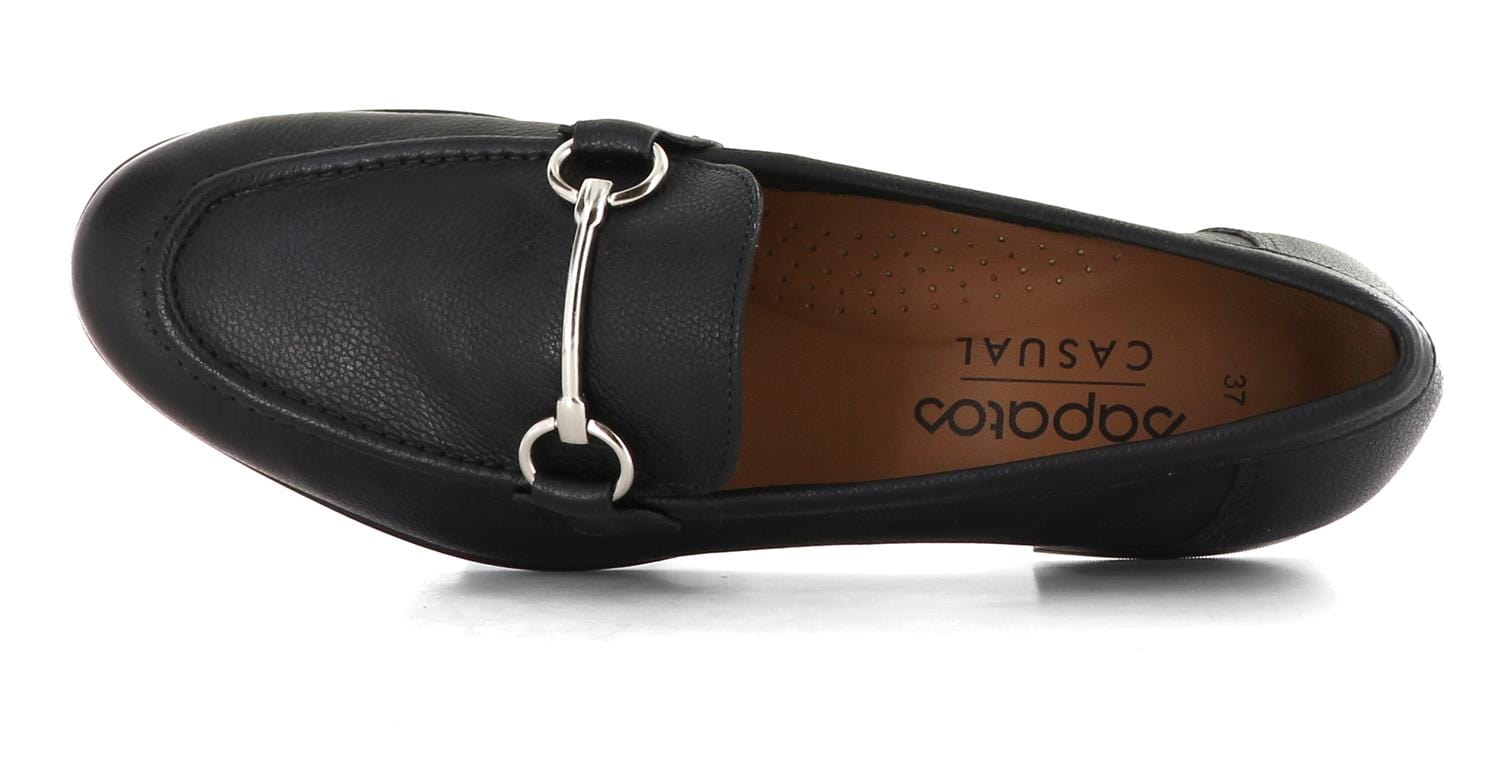 Sapatos Mokkasiner Amber mokkasin Sort