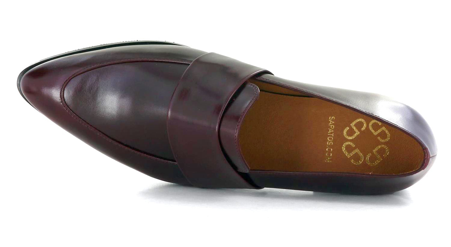 Sapatos Mokkasiner Embla mokkasin Burgunder Sapatos