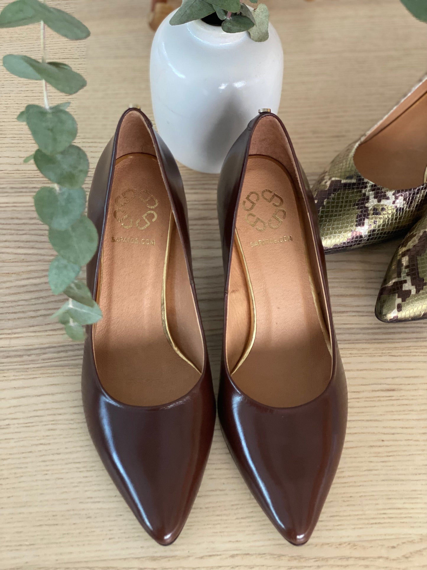 Sapatos Pumps Alina pumps Brun Sapatos