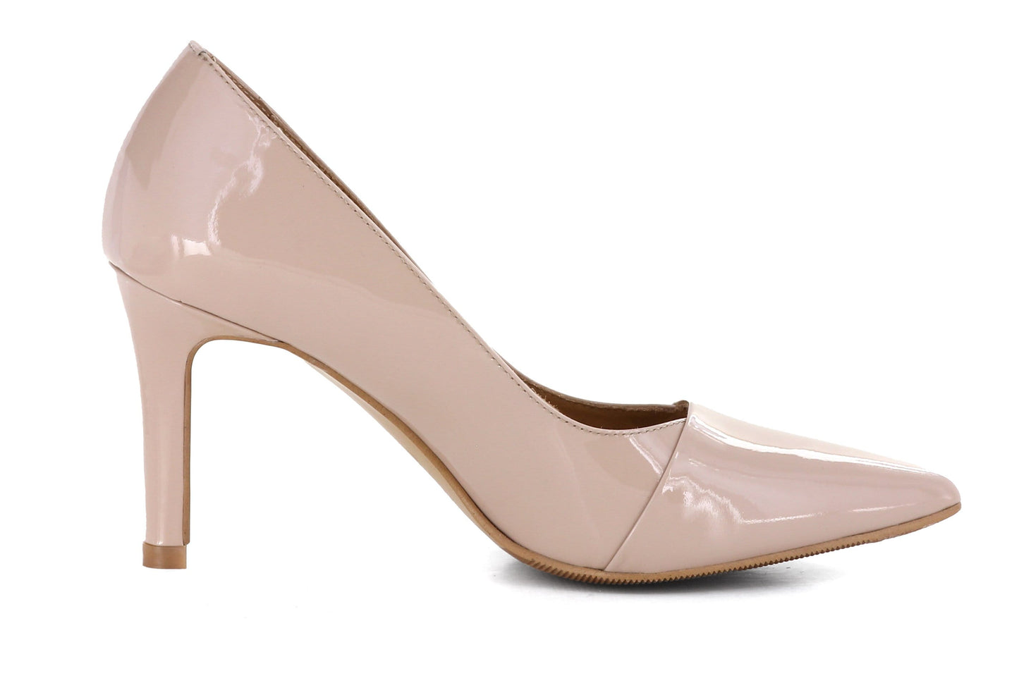 Sapatos Pumps Sapatos Vilde pumps Beige Lakk Sapatos