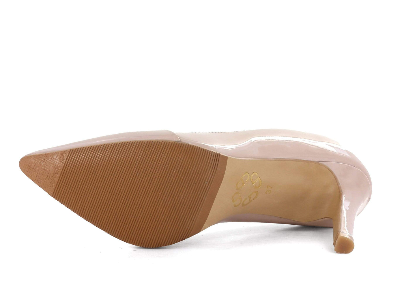 Sapatos Pumps Sapatos Vilde pumps Beige Lakk Sapatos