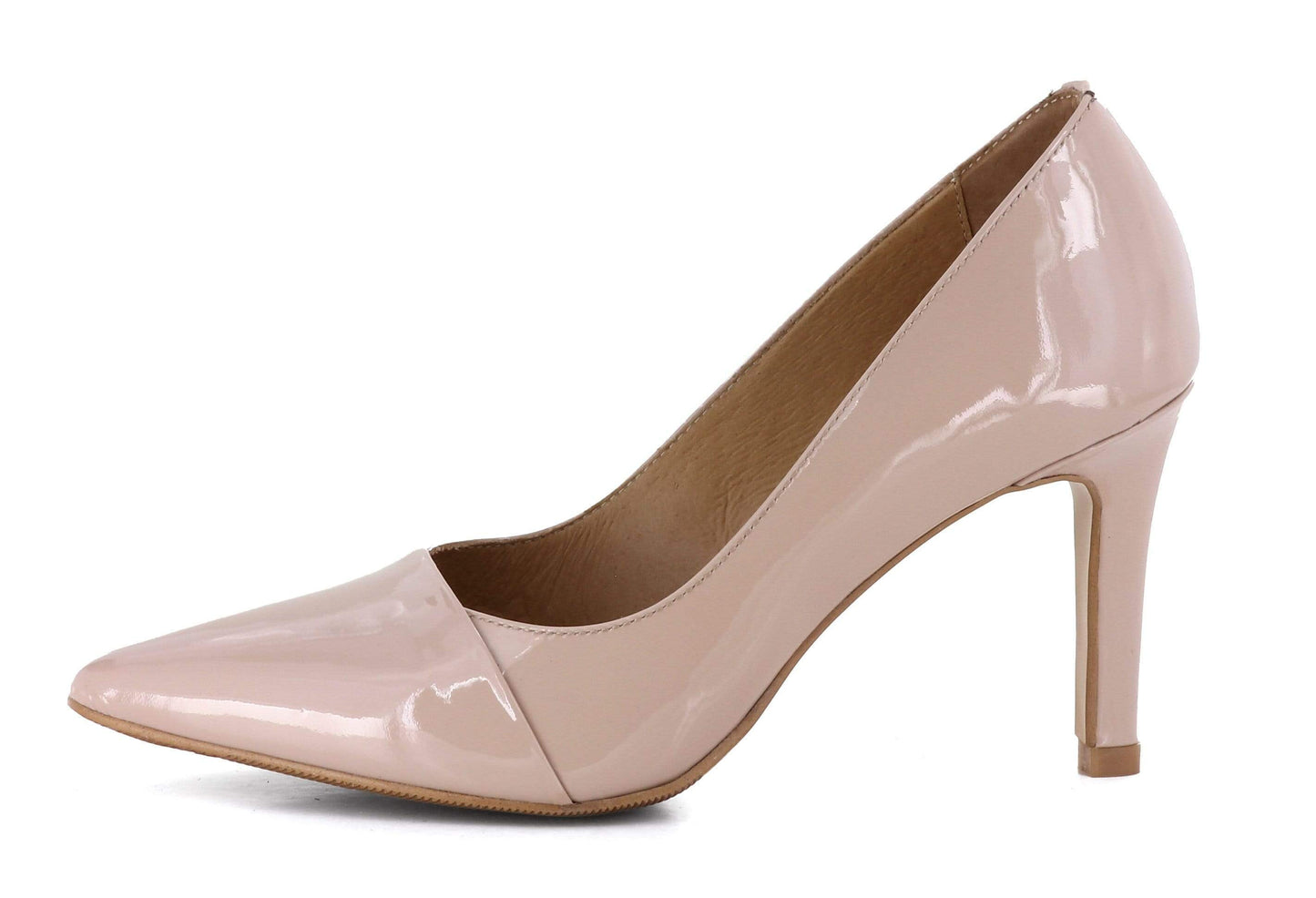 Sapatos Pumps Sapatos Vilde pumps Beige Lakk Sapatos