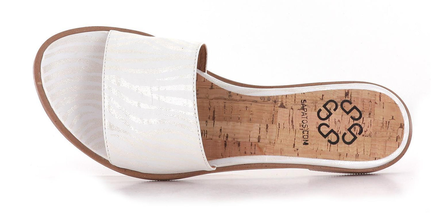 Sapatos Sandaler Ines sandal Hvit Sapatos