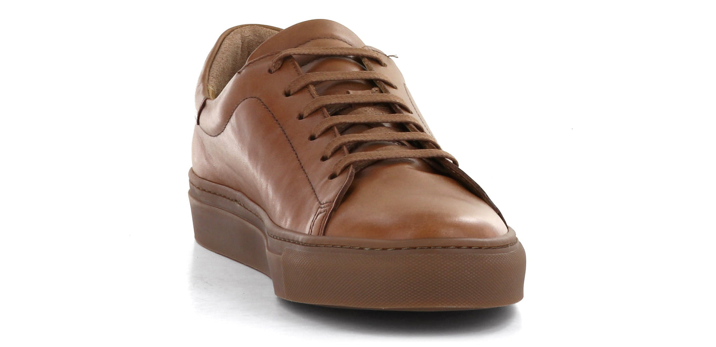 Sapatos Sneakers Jonas sneaker Cognac skinn