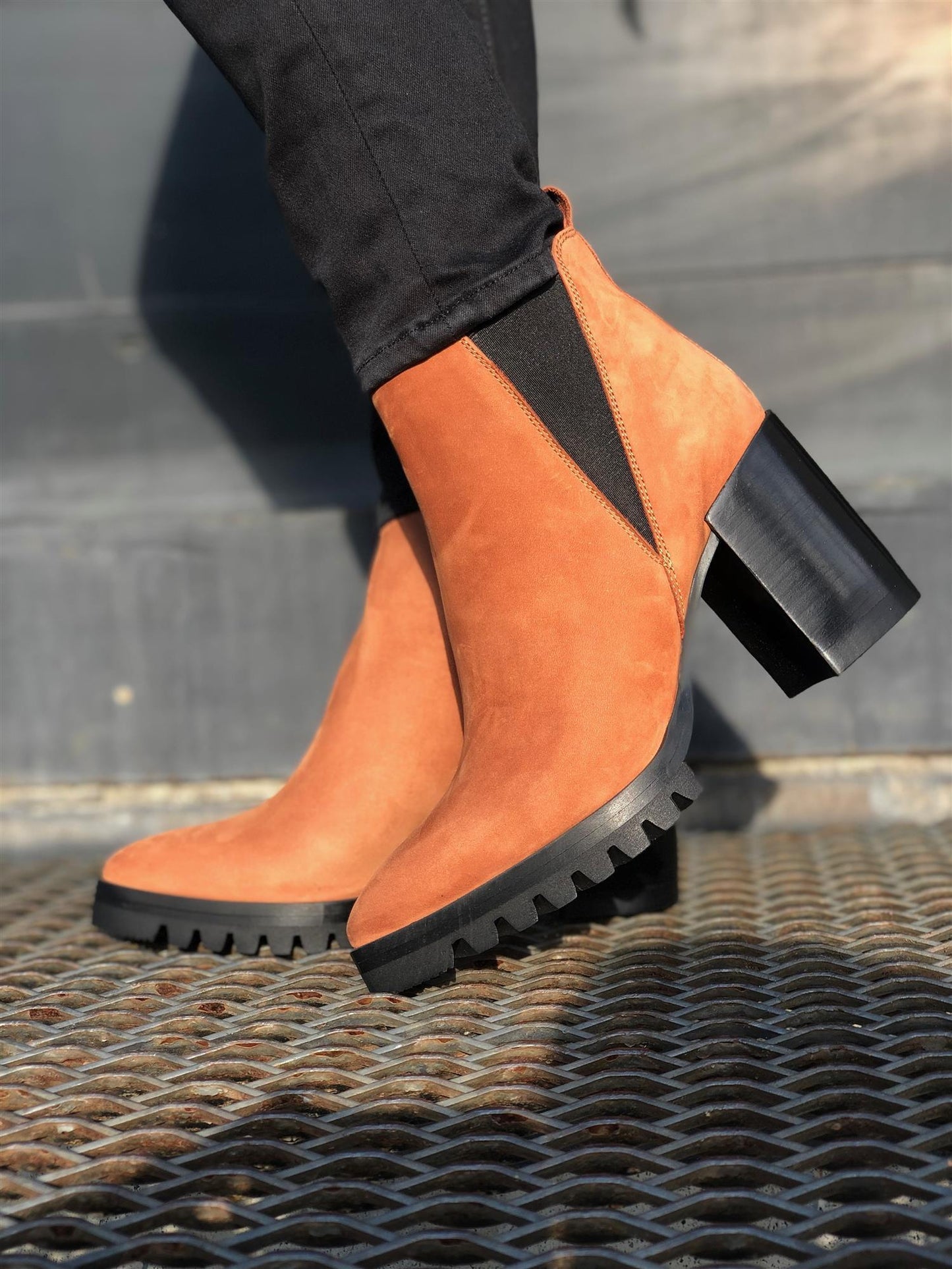 Sapatos T Skoletter Naomi skolett Cognac Sapatos