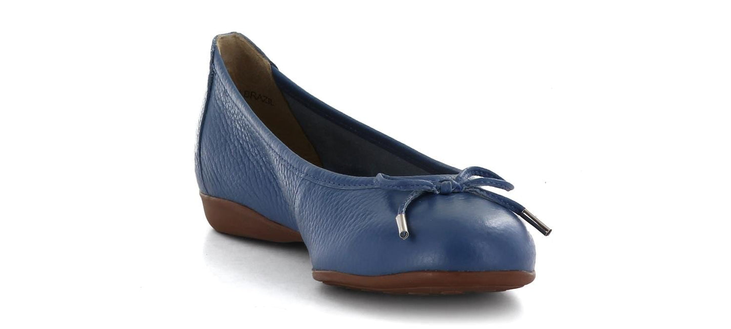 Sapatos W Mokkasiner Elle ballerina Blå Sapatos