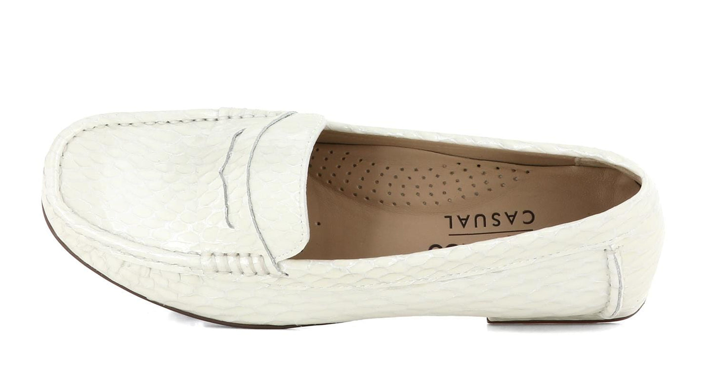 Sapatos W Mokkasiner Tropez mokkasin Hvit Sapatos
