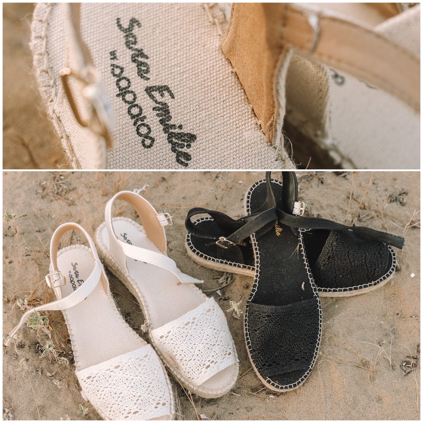 Sara Emilie by Sapatos Espadrillos Sierra espadrillos Offwhite Sapatos