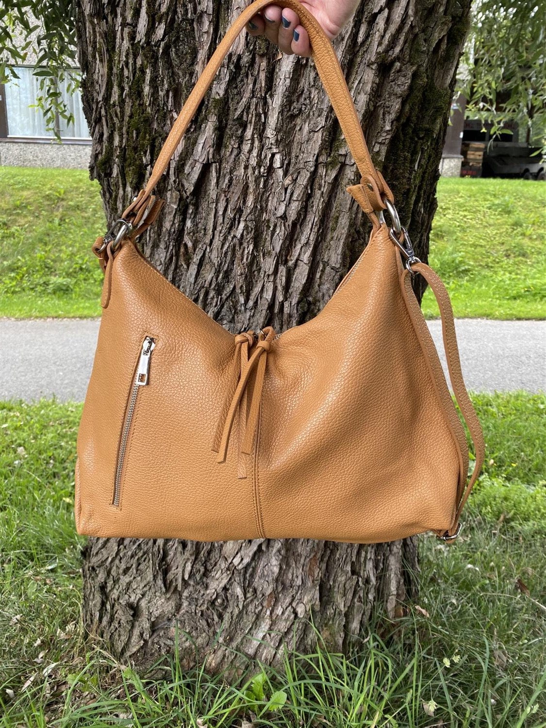 Studiomoda Skuldervesker Fiona veske Cognac Sapatos