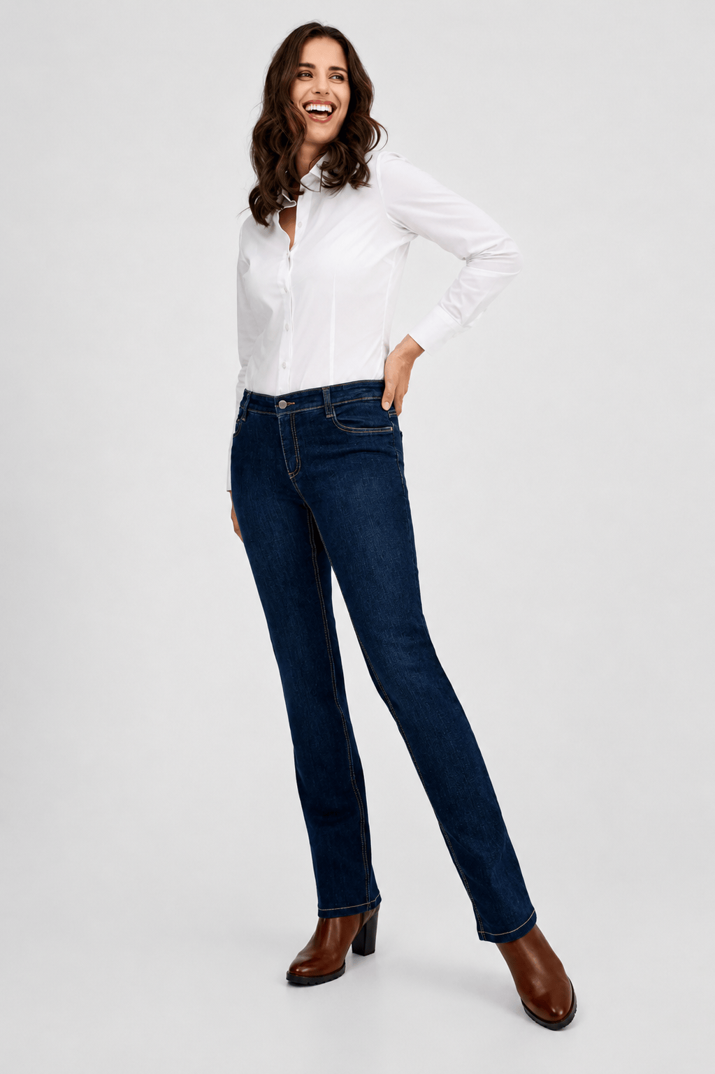 Sapatos Bukser Bootcut jeans |  Authentic denim blue used