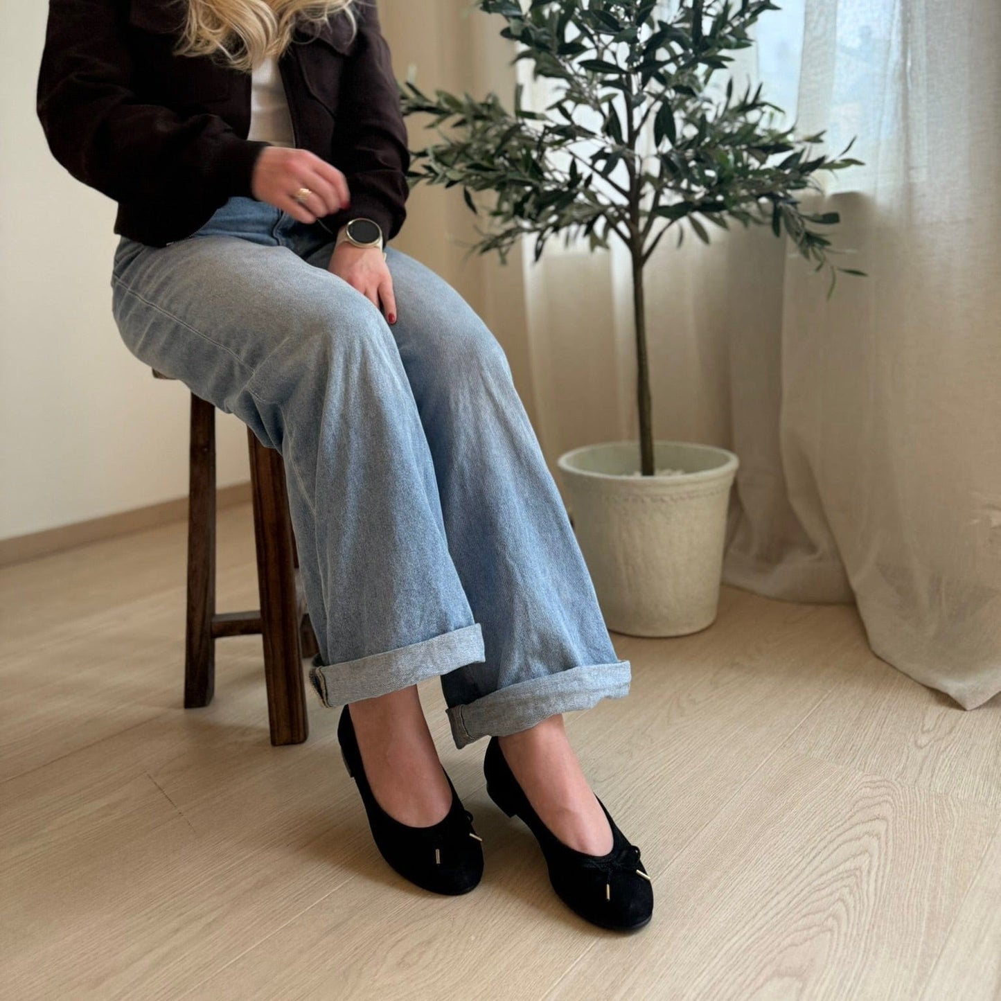 Sapatos Ballerina Elle 2 ballerina | Sort