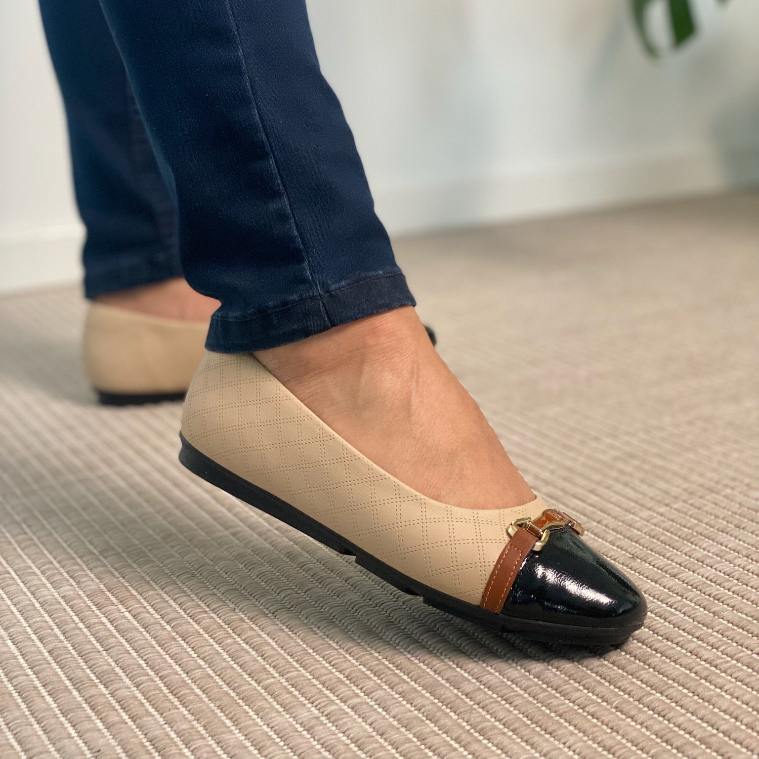 Sapatos Ballerina Michelle ballerina | Beige