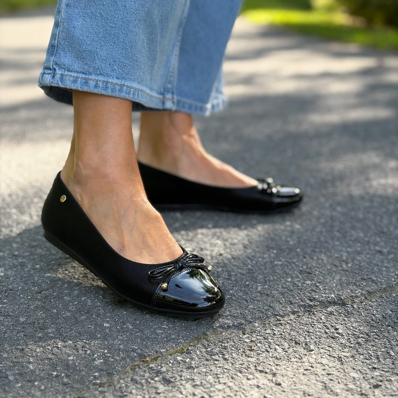Sapatos Ballerina Michelle ballerina | Sort