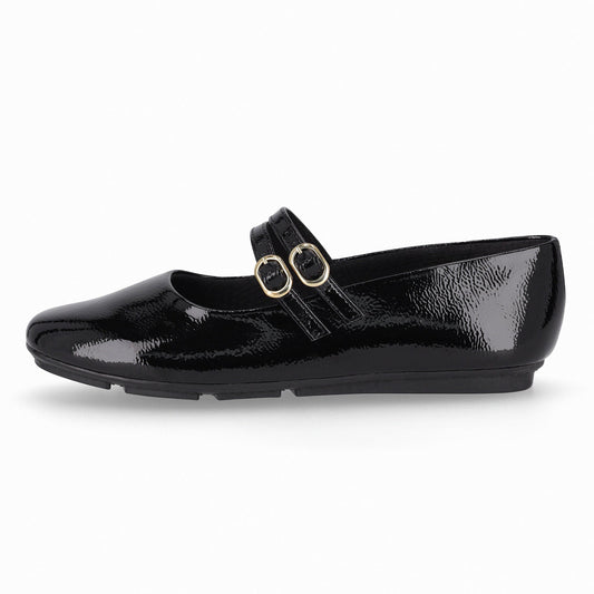 Sapatos Ballerina Michelle ballerina | Sort lakk
