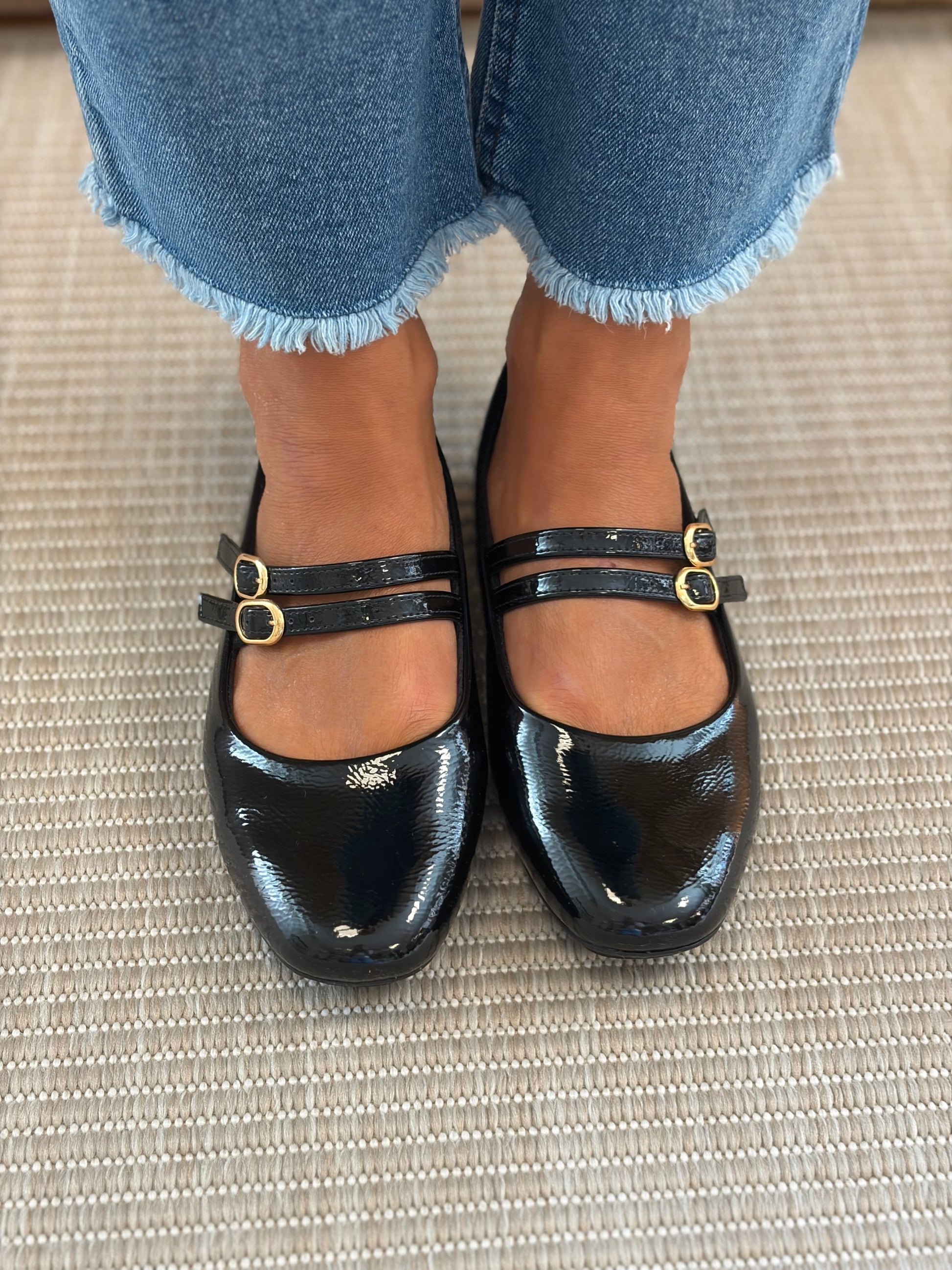 Sapatos Ballerina Michelle ballerina | Sort lakk