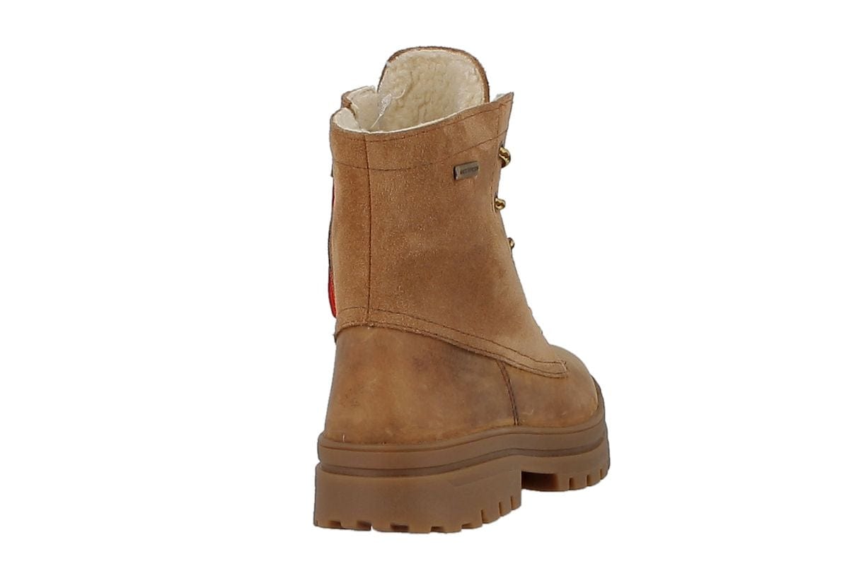 Sapatos Boots Aosta boots med piggsystem | Cognac