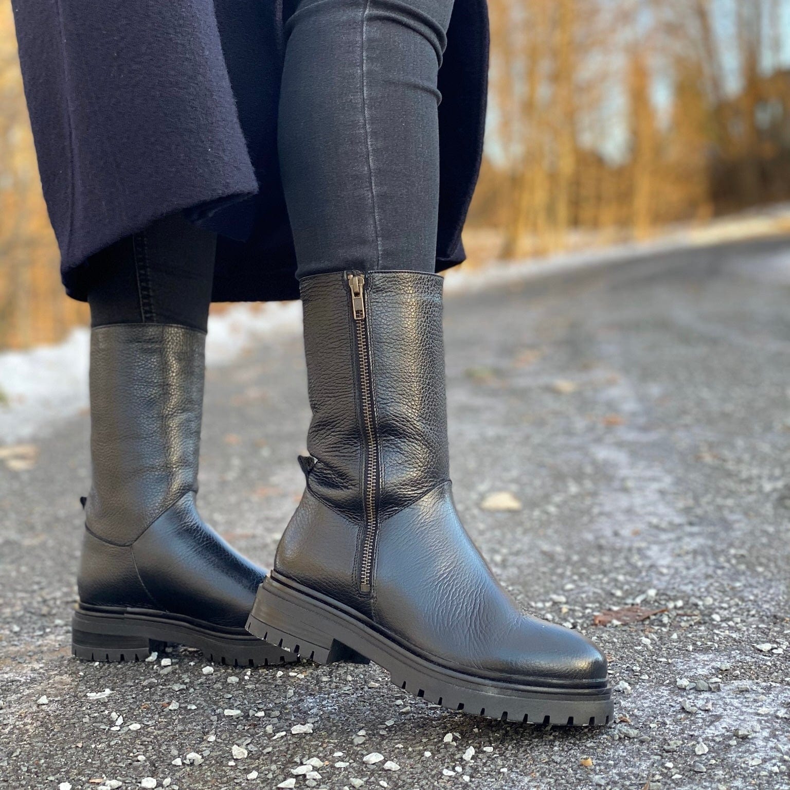 Sapatos Boots Bertine vinterboots, Sort