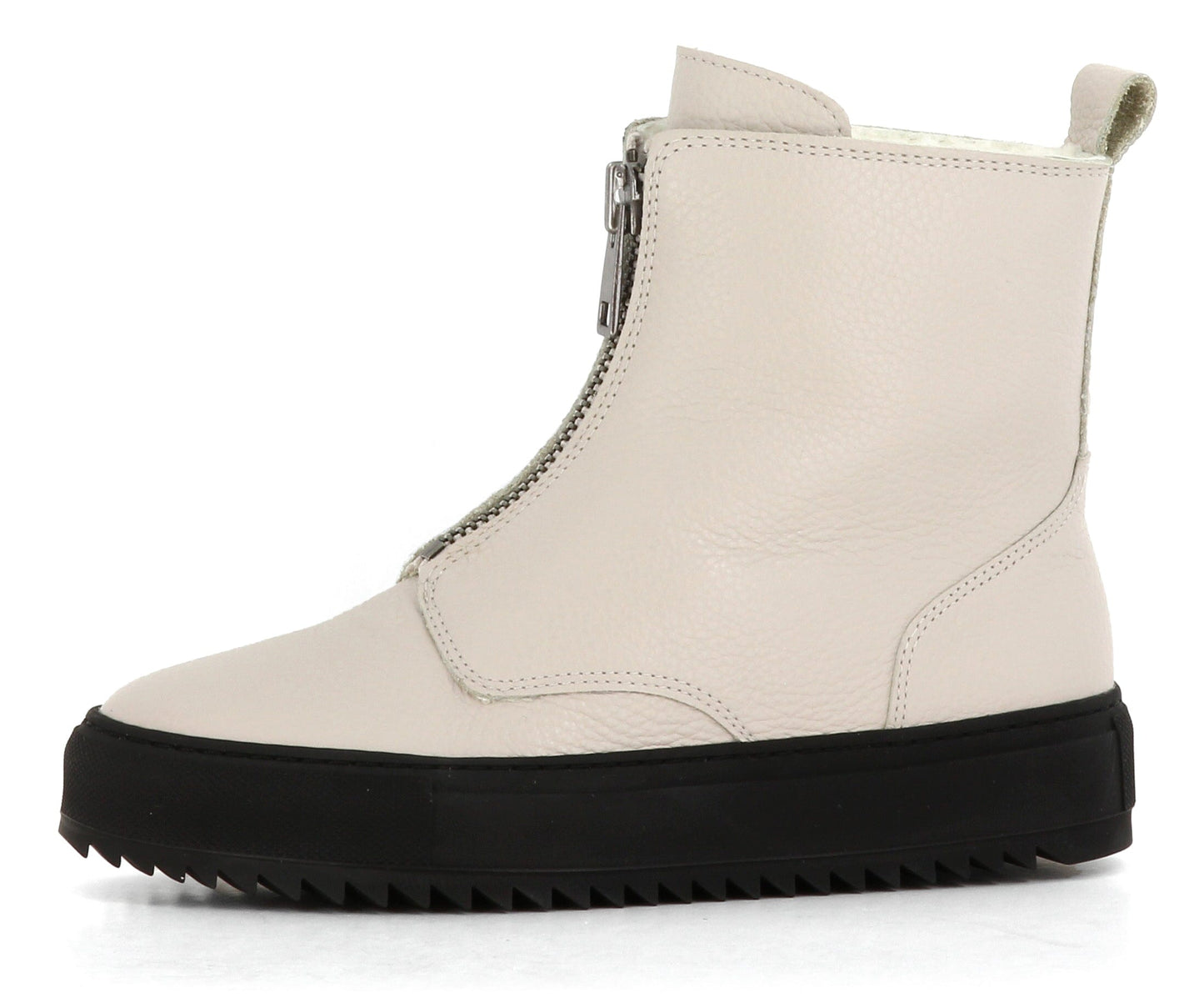 Sapatos Boots Molly sneaker med fór, Offwhite