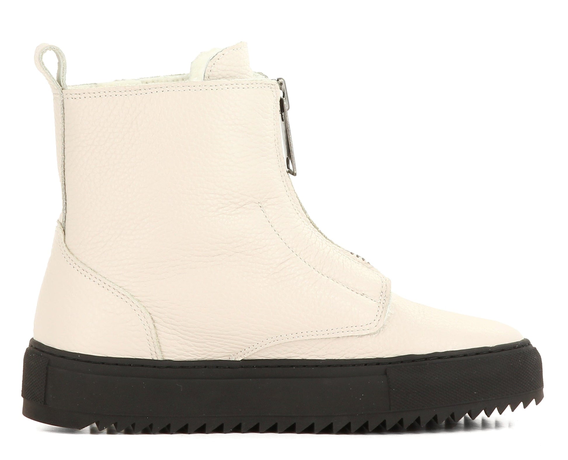 Sapatos Boots Molly sneaker med fór, Offwhite