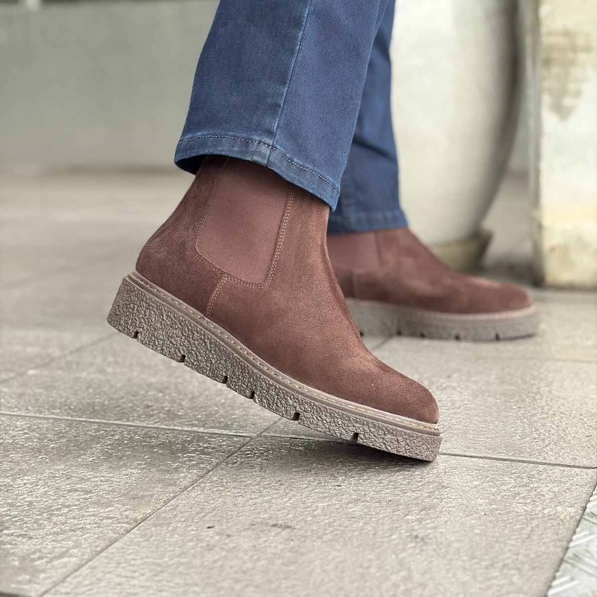 Sapatos Boots Nala Chelseaboots | Brun