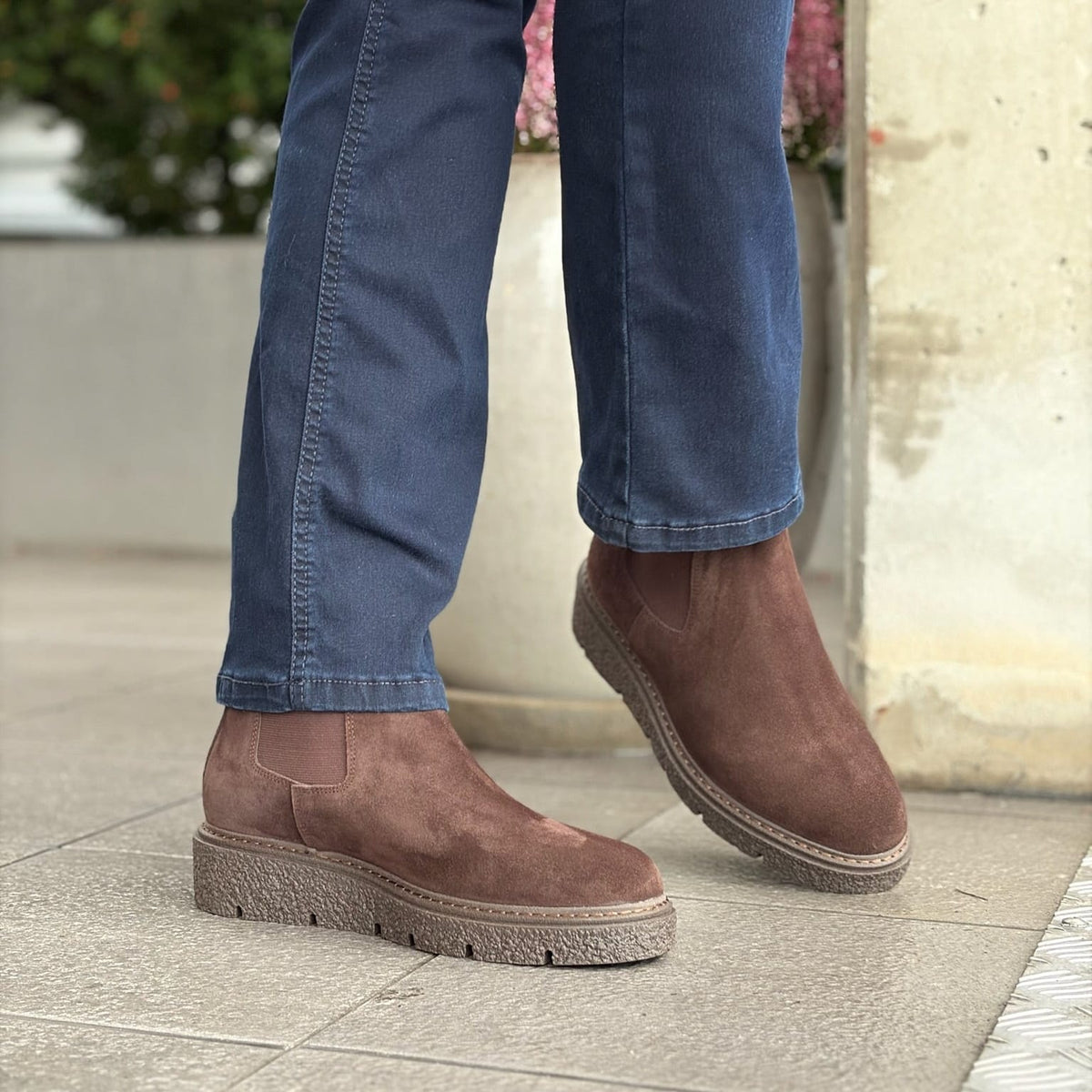 Sapatos Boots Nala Chelseaboots | Brun