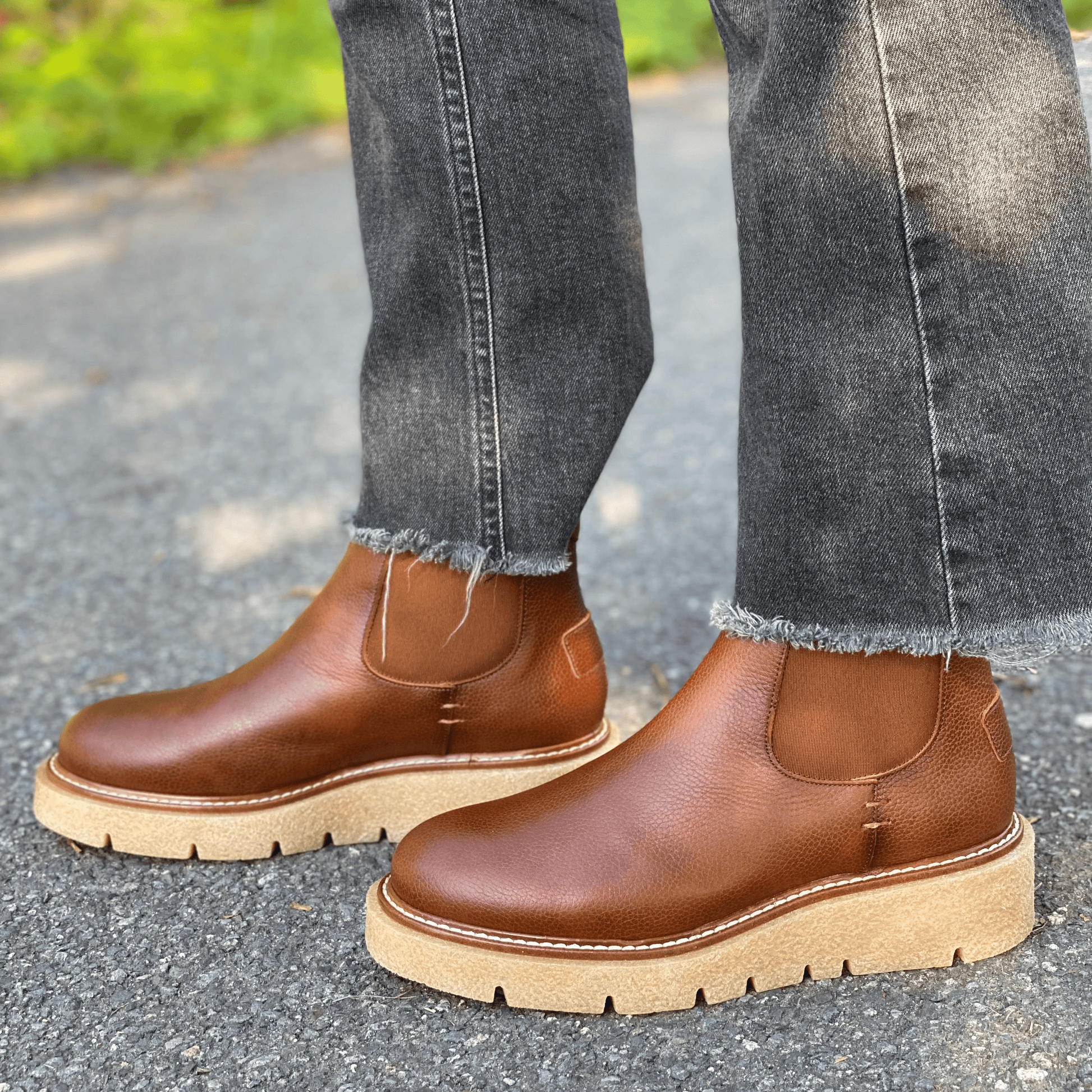 Sapatos Boots Neva Chelsea boots, Cognac