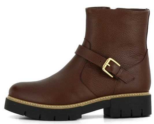 Sapatos Boots Olea vintersko | Cognac