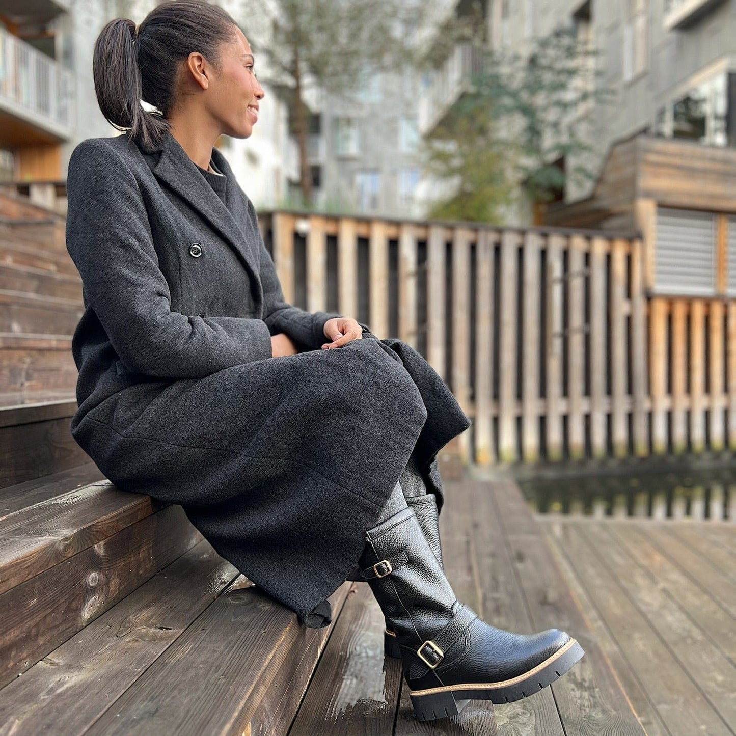 Sapatos Boots Olea vintersko | Sort