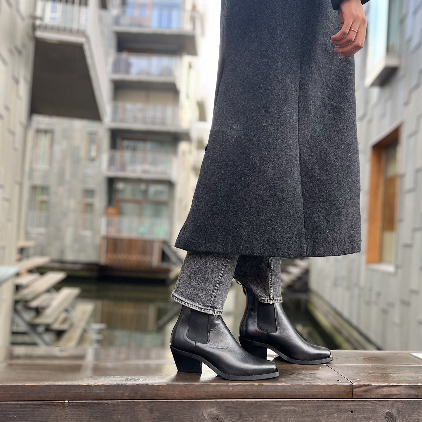 Sapatos Boots Sally boots | Sort