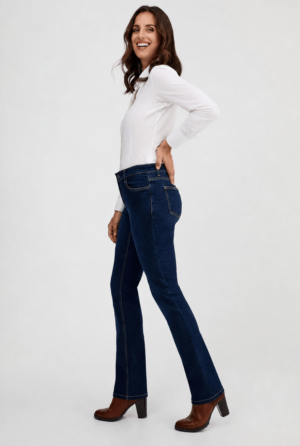 Sapatos Bukser Bootcut jeans |  Authentic denim blue used