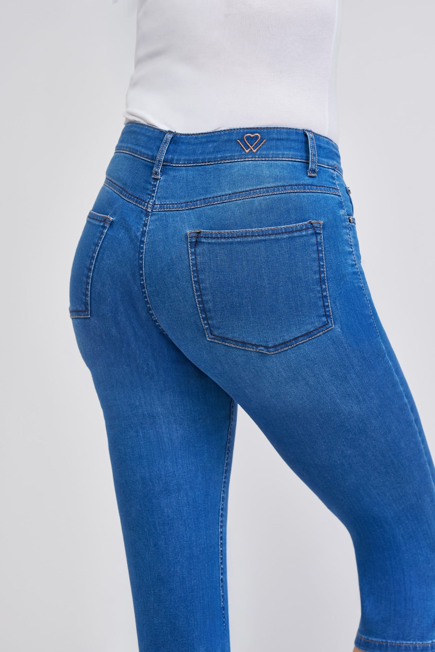 Sapatos Bukser Capri jeans | Super stoneblue