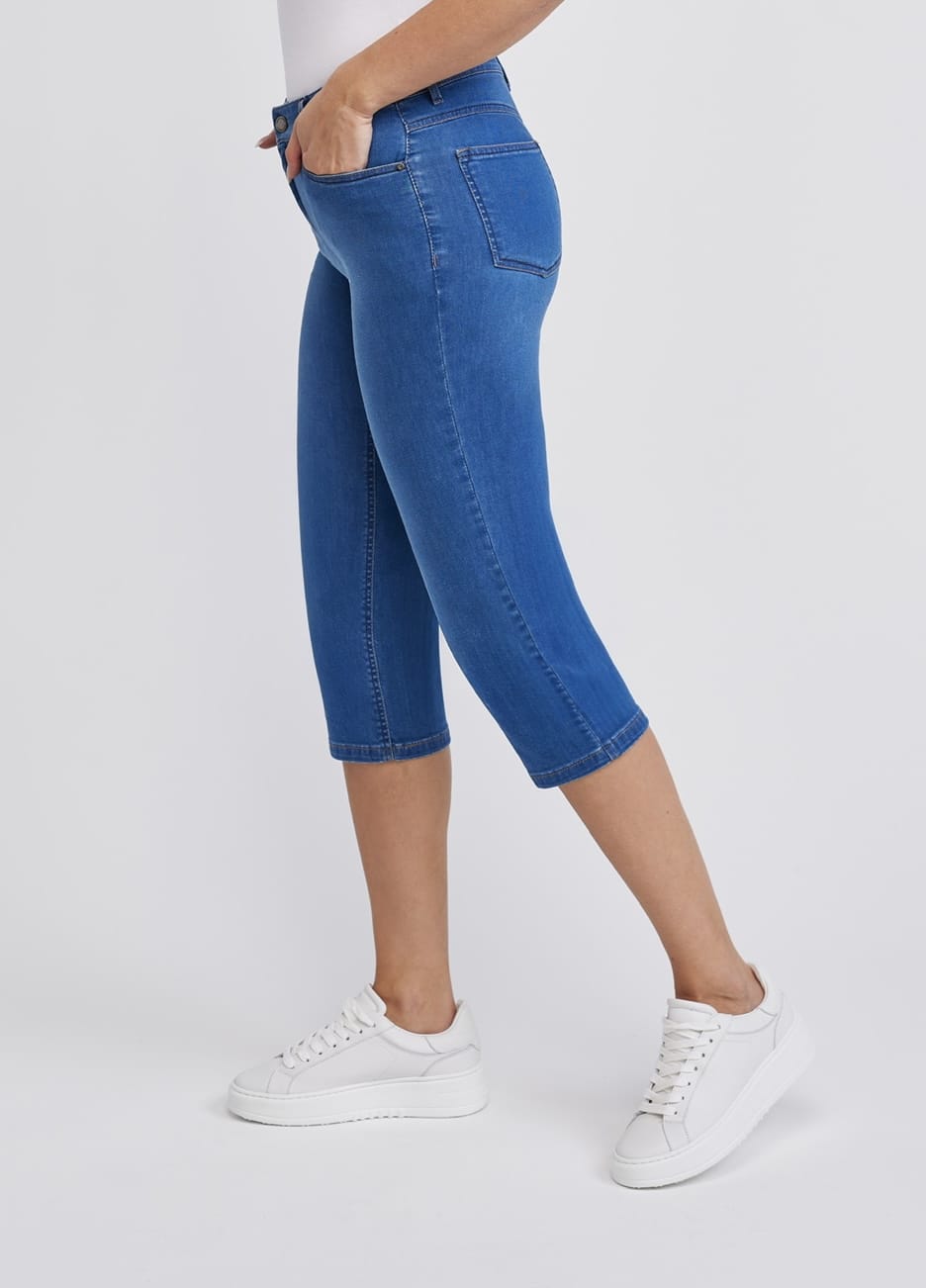Sapatos Bukser Capri jeans | Super stoneblue