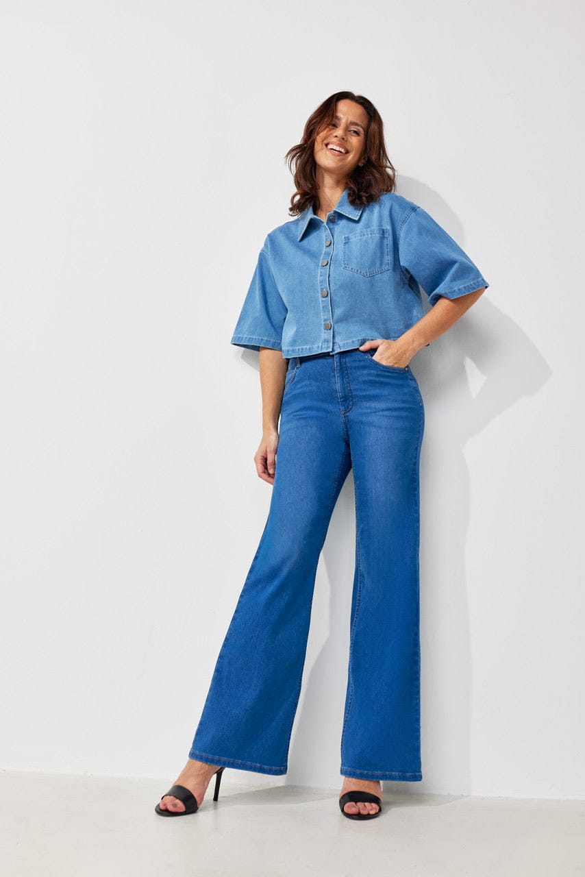 Sapatos Bukser Flared jeans | Stoneblue