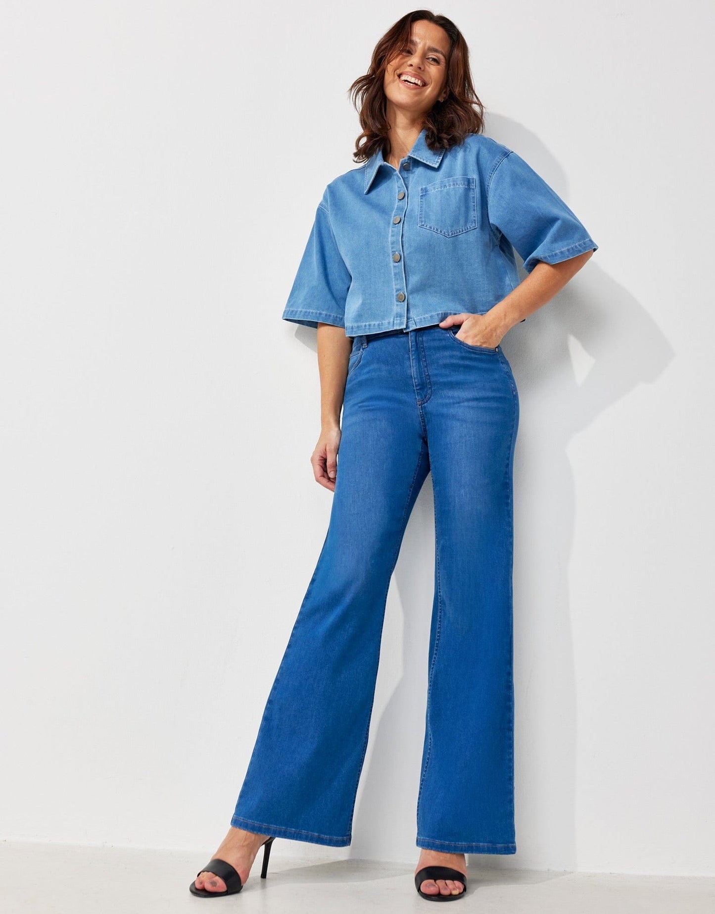 Sapatos Bukser Flared jeans | Stoneblue