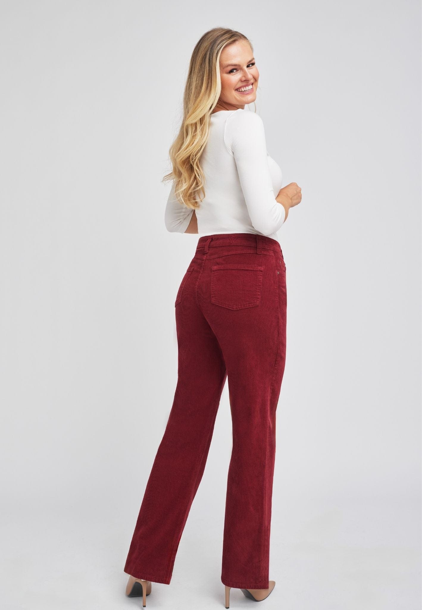 Sapatos Bukser Loose fit cord jeans | Cabernet